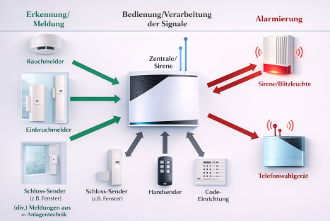 Eine idealtypische EMA verfügt über die folgenden Komponenten
