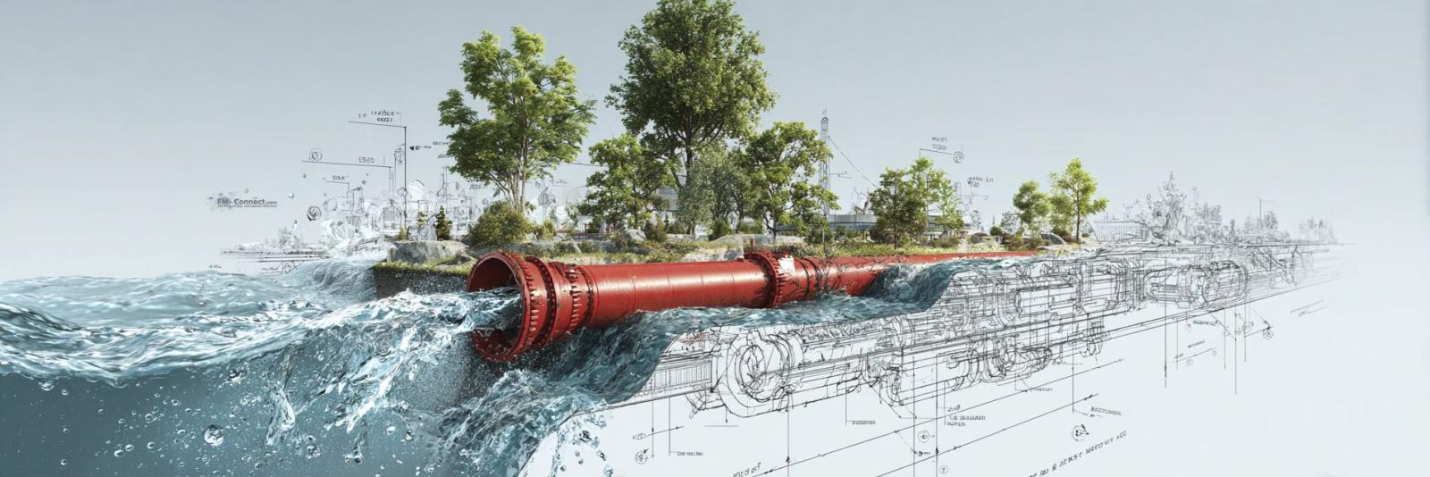 Wasserhaltungsarbeiten sind ein essenzieller Bestandteil der Baumaßnahmen, um das Grundwasser während der Bauarbeiten kontrolliert abzuleiten
