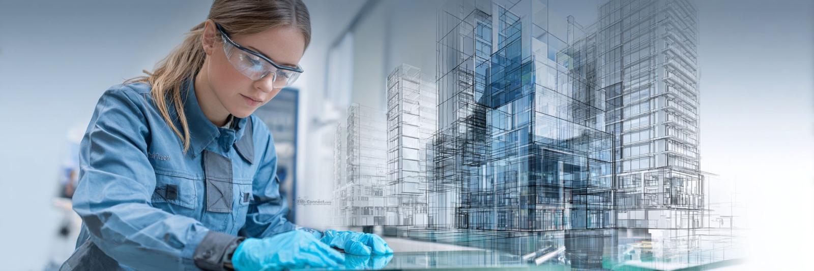 Verglasungsarbeiten umfassen die Planung, Fertigung und Montage von Glasstrukturen in Gebäuden für optimale Lichtdurchlässigkeit und Energieeffizienz