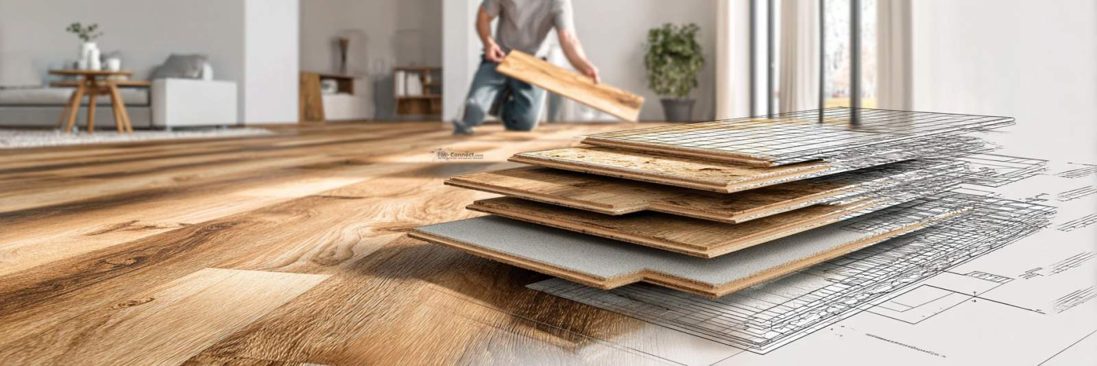 Laminatböden bieten eine kosteneffiziente und ästhetisch ansprechende Alternative zu traditionellen Holzböden für Unternehmen verschiedener Branchen