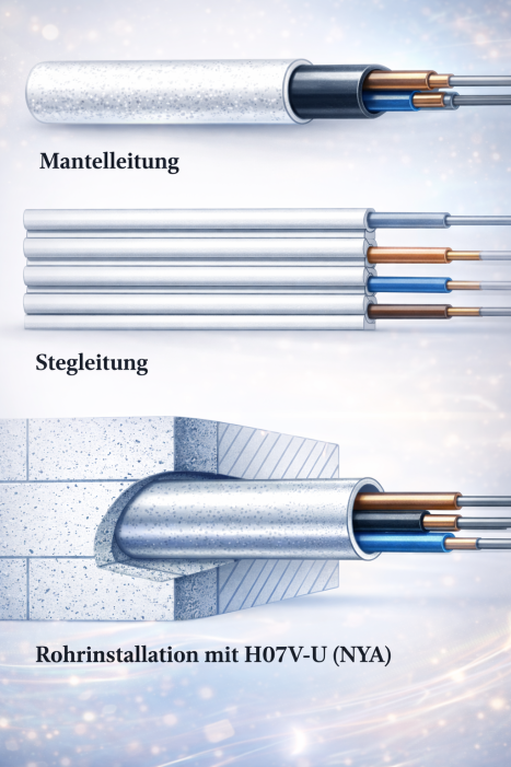 Auswahl verschiedener Kabel